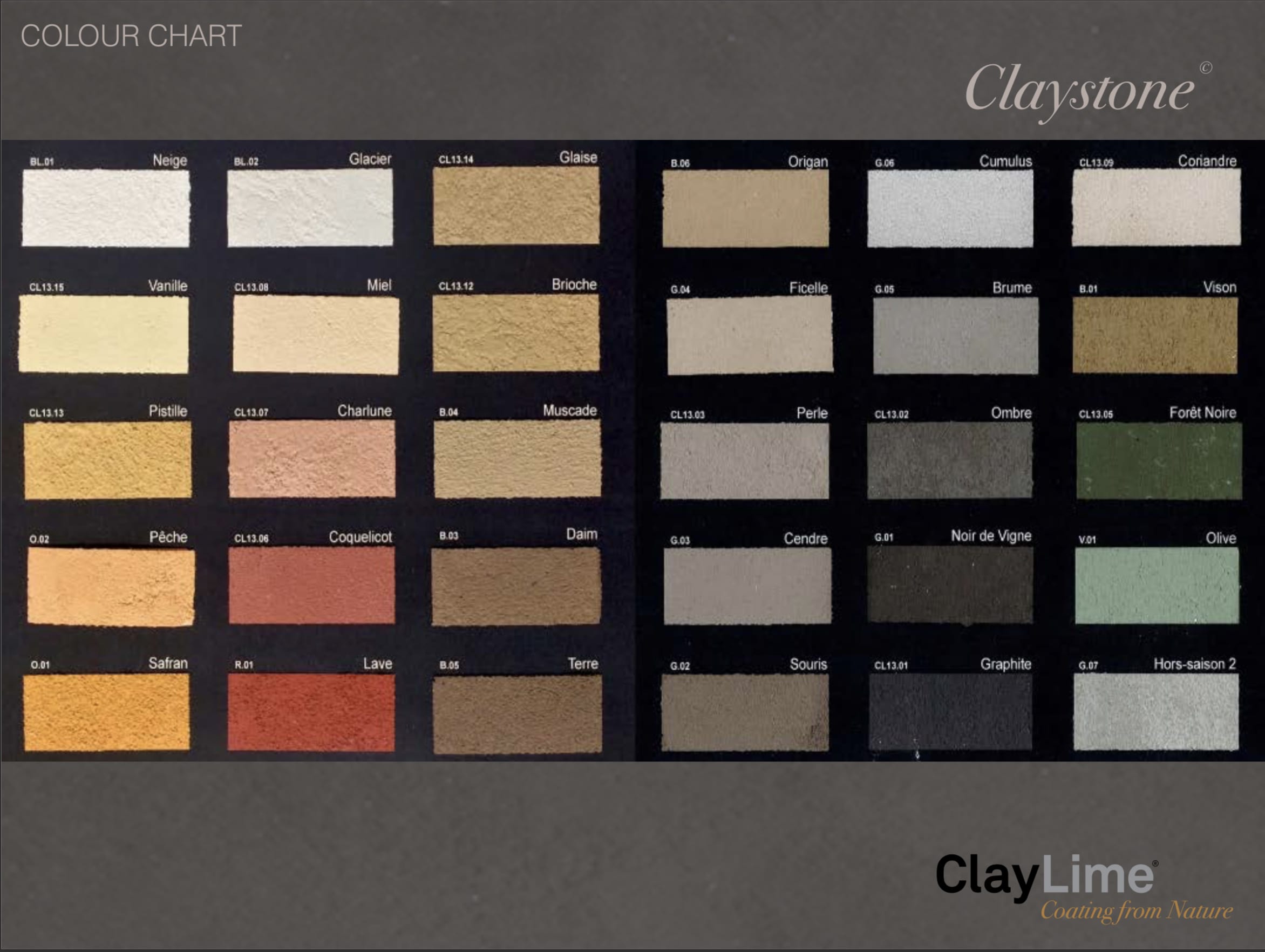 Cemstone Colored Concrete Chart