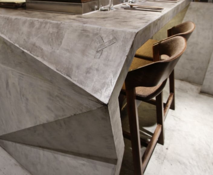 Claystone table