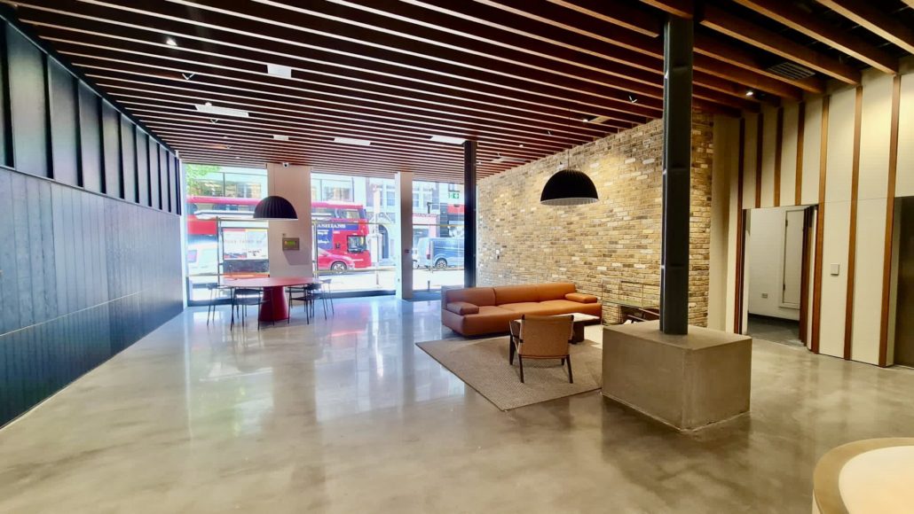 Commercial Polished Concrete at Old Street, Shoreditch